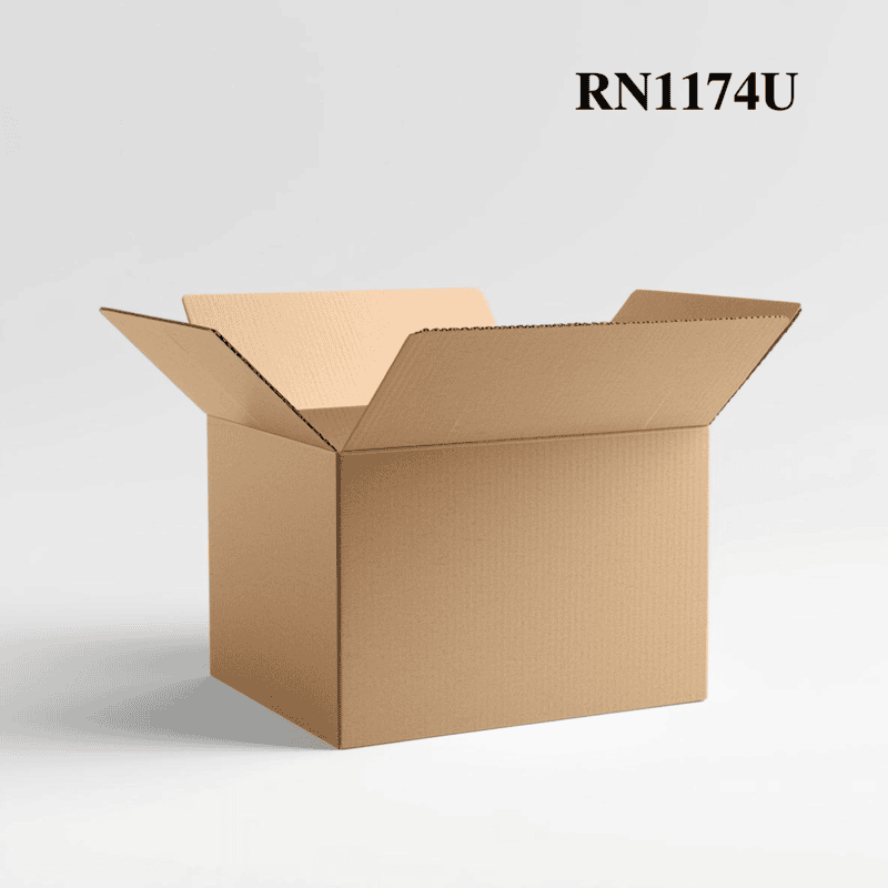 RN1174U - Universal Corrugated Box - 3 Ply - Strong  - 25X22X11.5 cm / 9.8X8.7X4.5  inch - OD
