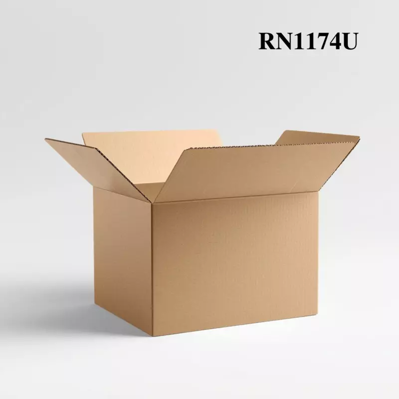 RN1174U - Universal Corrugated Box - 3 Ply - Strong - 25X22X11.5 cm / 9.8X8.7X4.5 inch - OD