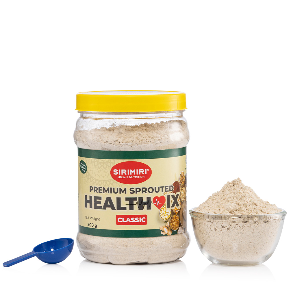SIRIMIRI Premium Sprouted Health Mix Classic jar 500g - Powder with Spoon