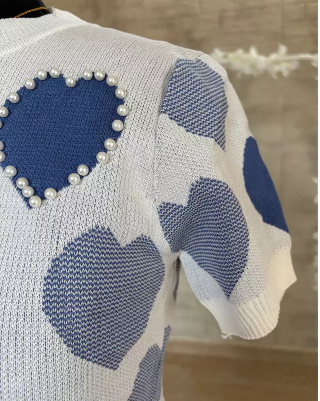 Heart Knit Top
