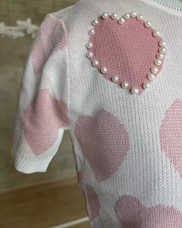 Heart Knit Top