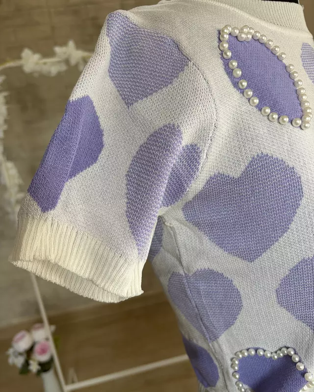 Heart Knit Top