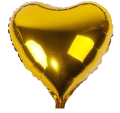 The Magic Balloons Store 18" Heart Shape Party Decorative Foil Balloon Multi Colour -Pack of 6