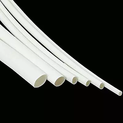 Heat Shrink Sleeve Tube 2mm , Repair Mobile Phone Charger Cables, Head Set Wires, Electrical Cables (White)