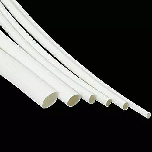 Heat Shrink Sleeve Tube 2mm , Repair Mobile Phone Charger Cables, Head Set Wires, Electrical Cables (White)