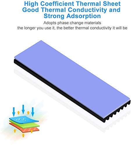 Heatsink For Ssd Nvme/Sata With Silicone Thermal Cooling Gel Pad Heatsink For Ssd Nvme/Sata With Silicone Thermal Cooling Gel Pad
