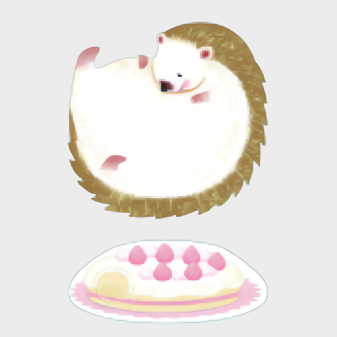 Gakken Staful | Sticky Notes | Full | Hedgehog