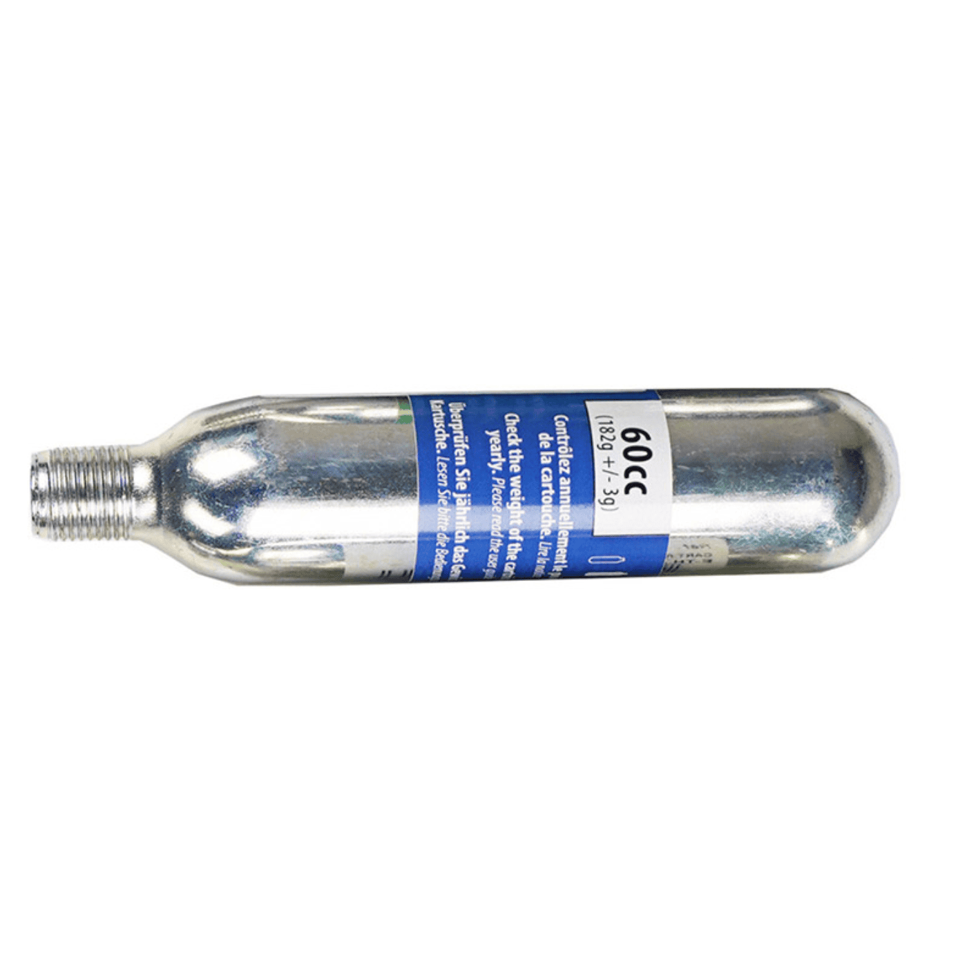 Cartuccia CO2 Helite Silver Da 60 Cc - Ricambio Per Giubbotti Airbag Elettronici Helite