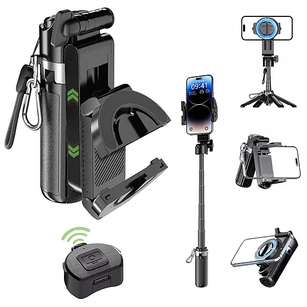 UltraProlink UM1267 - Snap-Z Two Ultra Compact Selfie Stick & Tripod