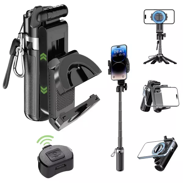 UltraProlink UM1267 - Snap-Z Two Ultra Compact Selfie Stick & Tripod