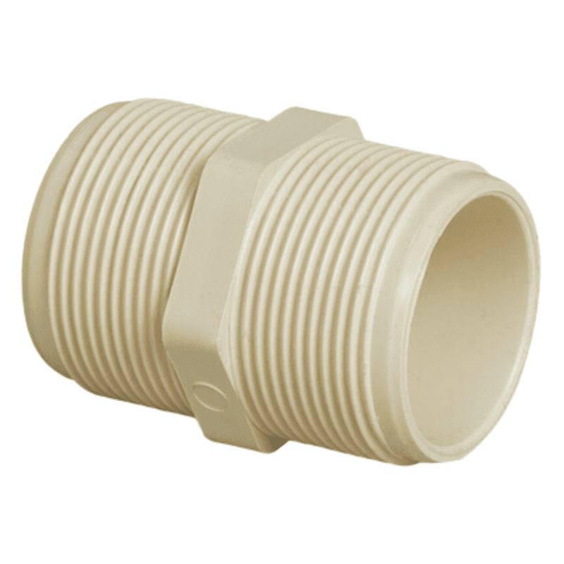 Hex Nipple, 40mm, 1-1/2(Inch), Life Line C-PVC Hot and Cold Water System 