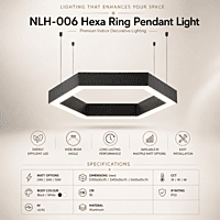 Hexa Ring LED Ceiling Light