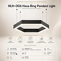 Hexa Ring LED Ceiling Light