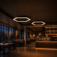 Hexa Ring LED Ceiling Light