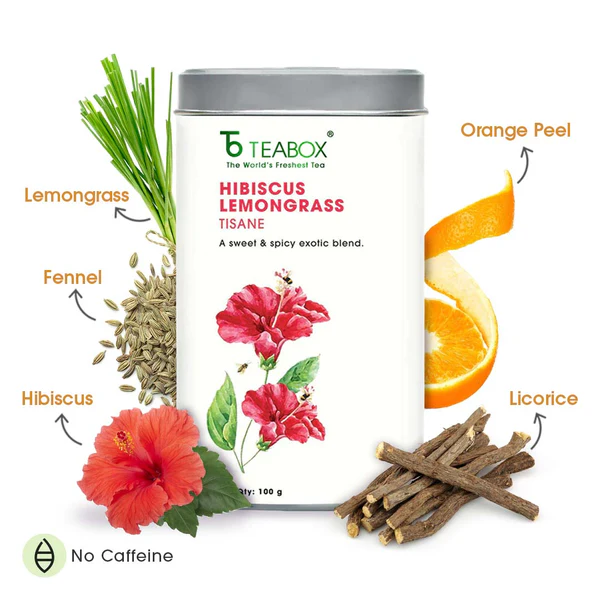 Hibiscus lemon Glass Tea - 100gm