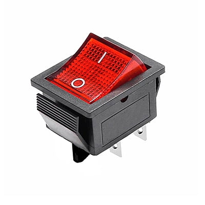 4A Receiver Switch With Light DPST ON-OFF 4A Receiver Switch With Light DPST ON-OFF