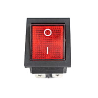 4A Receiver Switch With Light DPST ON-OFF 4A Receiver Switch With Light DPST ON-OFF