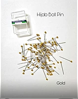 Premium Metallic Hijab Ball Pins