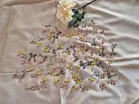 Imported Metallic Loop Pins