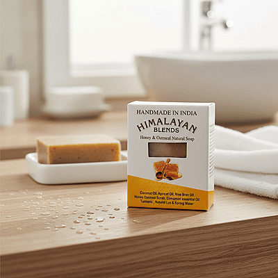 Himalayan Honey Oatmeal Natural Soap