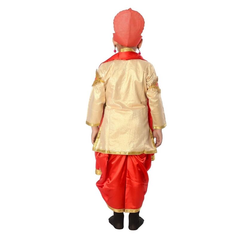 Hindu King Fancy Dress Orange Hindu King Fancy Dress Orange