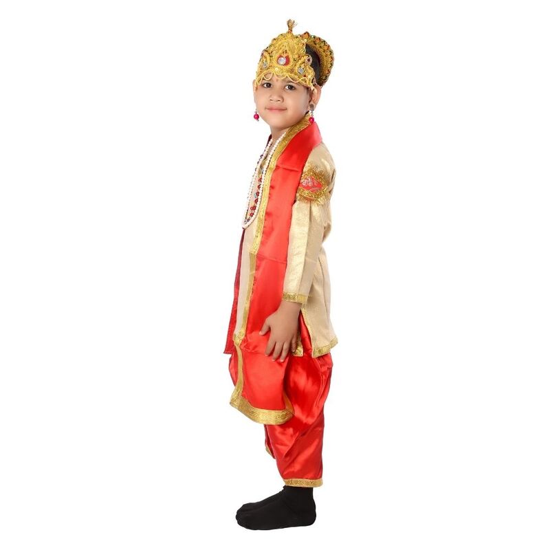 Hindu King Fancy Dress Orange Hindu King Fancy Dress Orange