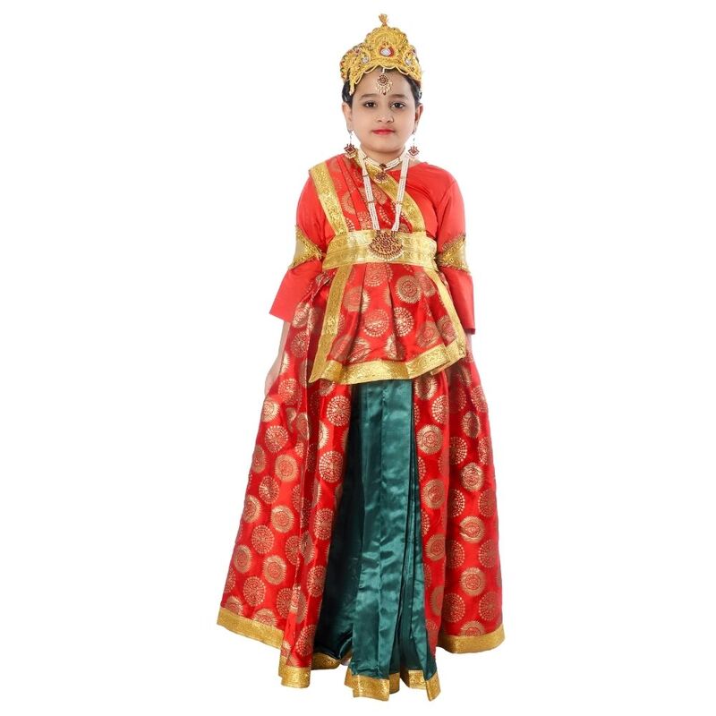 Hindu Rani Fancy Dress Costume
