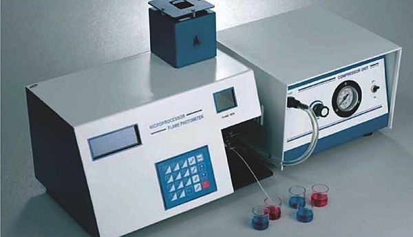 Microprocessor Based Flame Photometer
