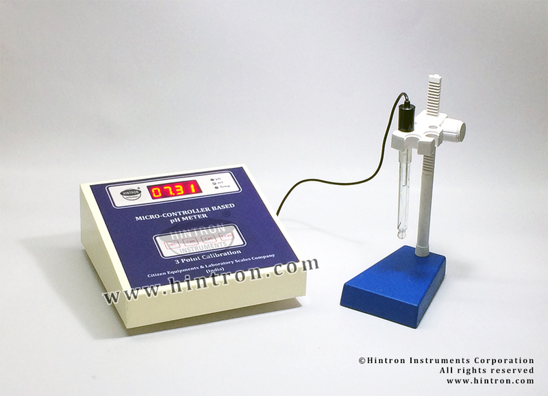 Microcontroller Based pH, Temperature and mV Meter, 3 Point Calibration