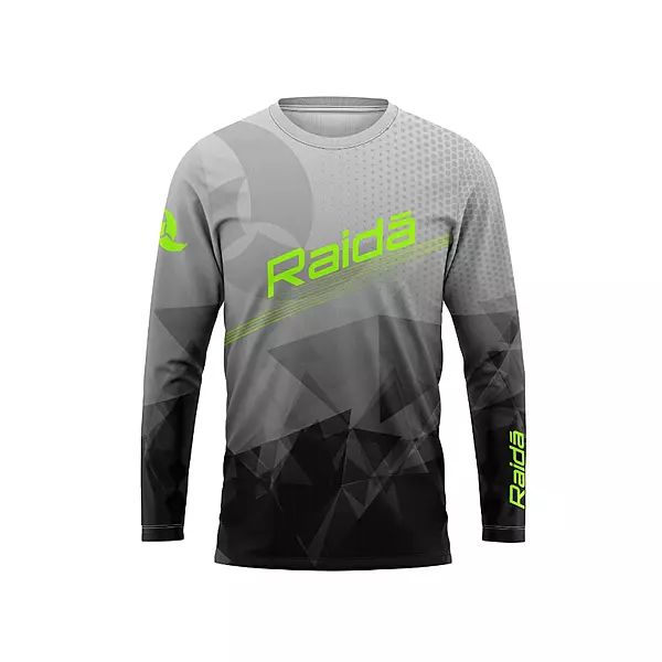 RAIDA TRAIL CRAFT MTB FULL SLEEVE JERSEY HIVIZ