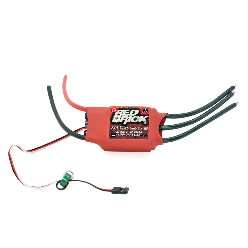 HobbyKing Red Brick 200A (2~6S) ESC V2