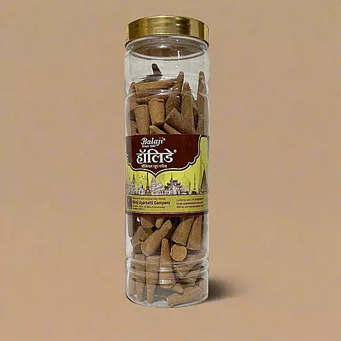 Balaji HOLIDAY Premium Dhoop Cones Jar 400g