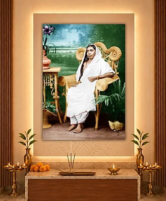 [PP] Holy Mother Sri Sarada Devi - In Studio - Sitting in Chair