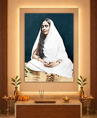 [PP] Holy Mother Sri Sarada Devi - Looking downwards - Studio