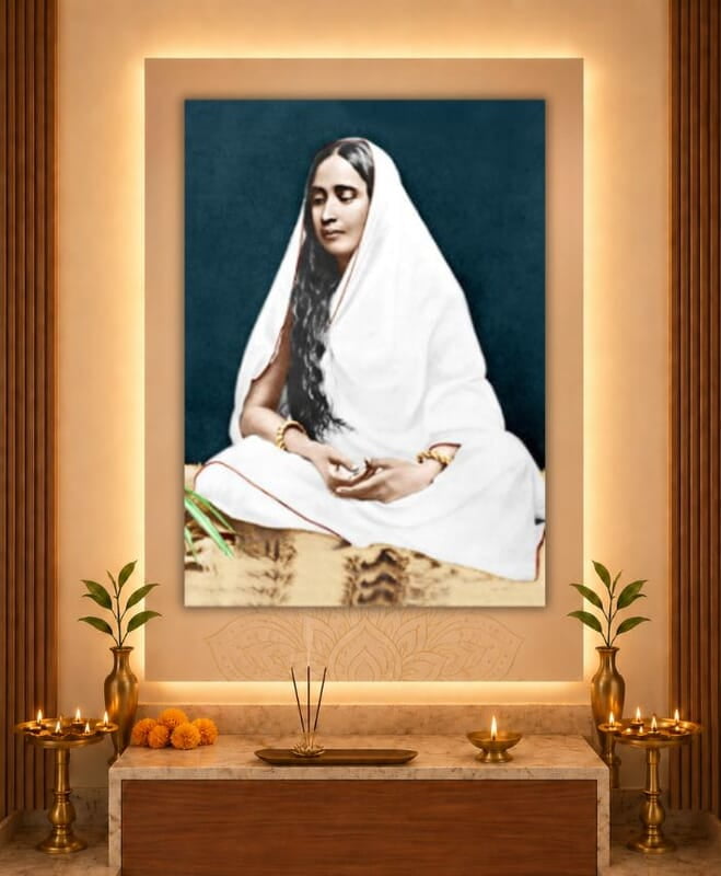 [PP] Holy Mother Sri Sarada Devi - Looking downwards - Studio