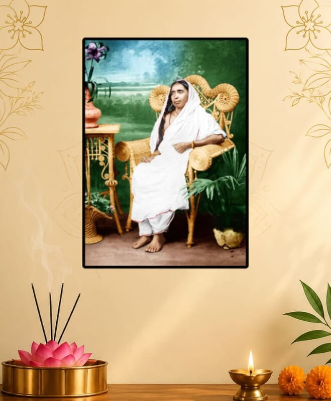 [WL] Holy Mother Sri Sarada Devi - In Studio - Sitting in Chair