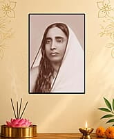 [WL] Holy Mother Sri Sarada Devi - Meditation Bust Photo