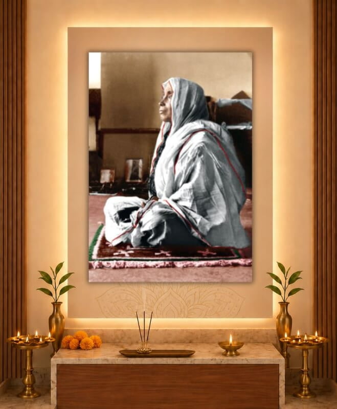 [PP] Holy Mother Sri Sarada Devi - Seated in Meditation - General Setting