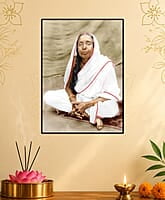[WL] Holy Mother Sri Sarada Devi - Seated on Asana - Devotional Photo