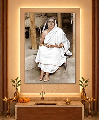 [PP] Holy Mother Sri Sarada Devi - Sitting on Veranda - Jayrambati