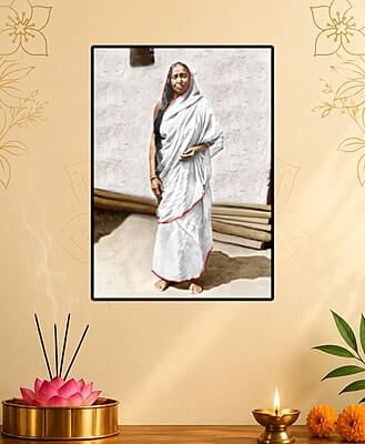 [WL] Holy Mother Sri Sarada Devi - Standing (Edited) Photo