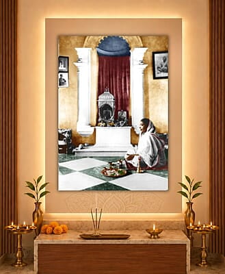 [PP] Holy Mother Sri Sarada Devi - Udbodhan Shrine Photo - Kolkata