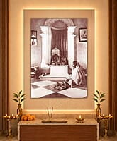 [PP] Holy Mother Sri Sarada Devi - Udbodhan Shrine Photo - Kolkata