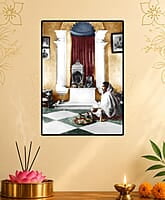 [WL] Holy Mother Sri Sarada Devi - Udbodhan Shrine Photo - Kolkata
