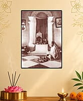 [WL] Holy Mother Sri Sarada Devi - Udbodhan Shrine Photo - Kolkata
