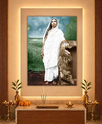 [PP] Holy Mother Sri Sarada Devi - Standing in Studio - Photo-1