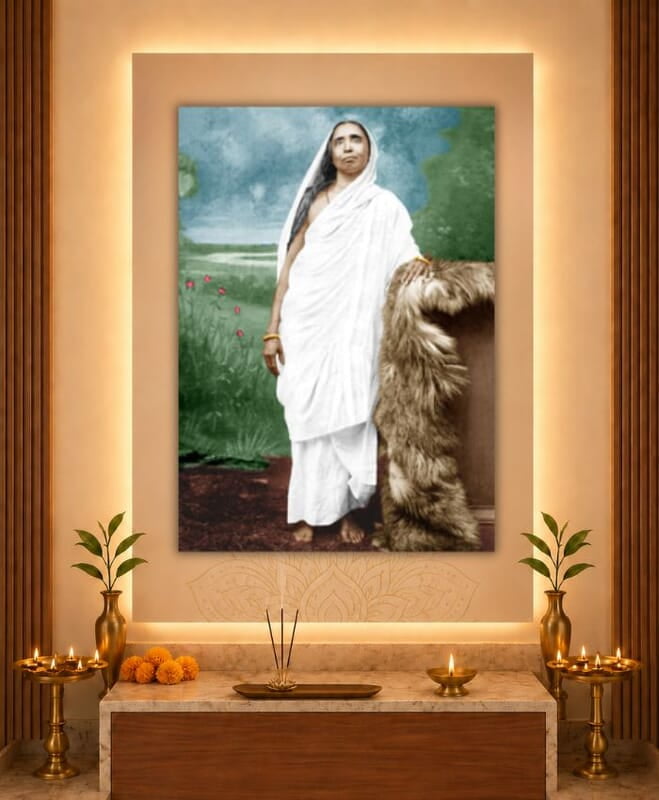 [PP] Holy Mother Sri Sarada Devi - Standing in Studio - Photo-1