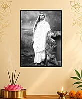 [WL] Holy Mother Sri Sarada Devi - Standing in Studio - Photo-1