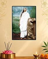[WL] Holy Mother Sri Sarada Devi - Standing in Studio - Photo-1