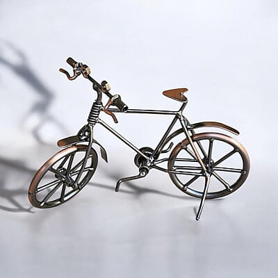 Metal cycle Rustic Metal Motorcycle Sculpture